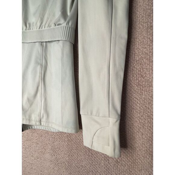 Fabletics Performance Zip Jacket Cream L/S Thumbhole Size Small - Picture 6 of 7